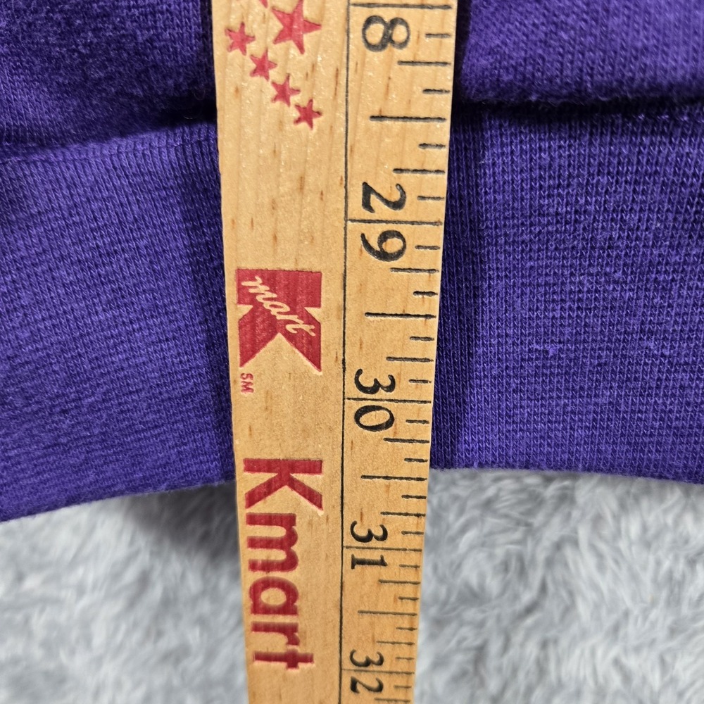 East Carolina ECU Quarter Zip Pullover Shirt Sweatshirt Men 2XL Purple Pirates - Picture 5 of 10